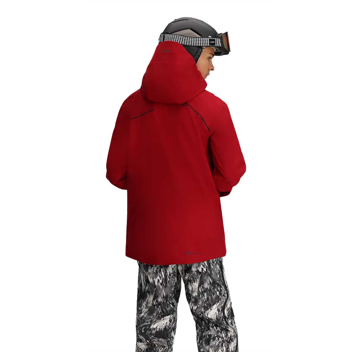 Obermeyer Foraker Shell Jacket Men's in Rustic Red